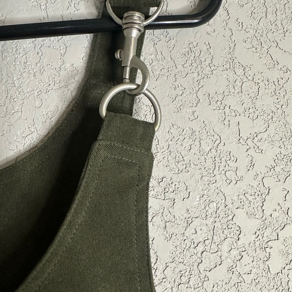 Sunshine Apparel Overall Dress Olive Green Size M - Picture 5 of 11